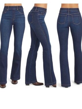 SPANX Dark Blue Flare Jeans